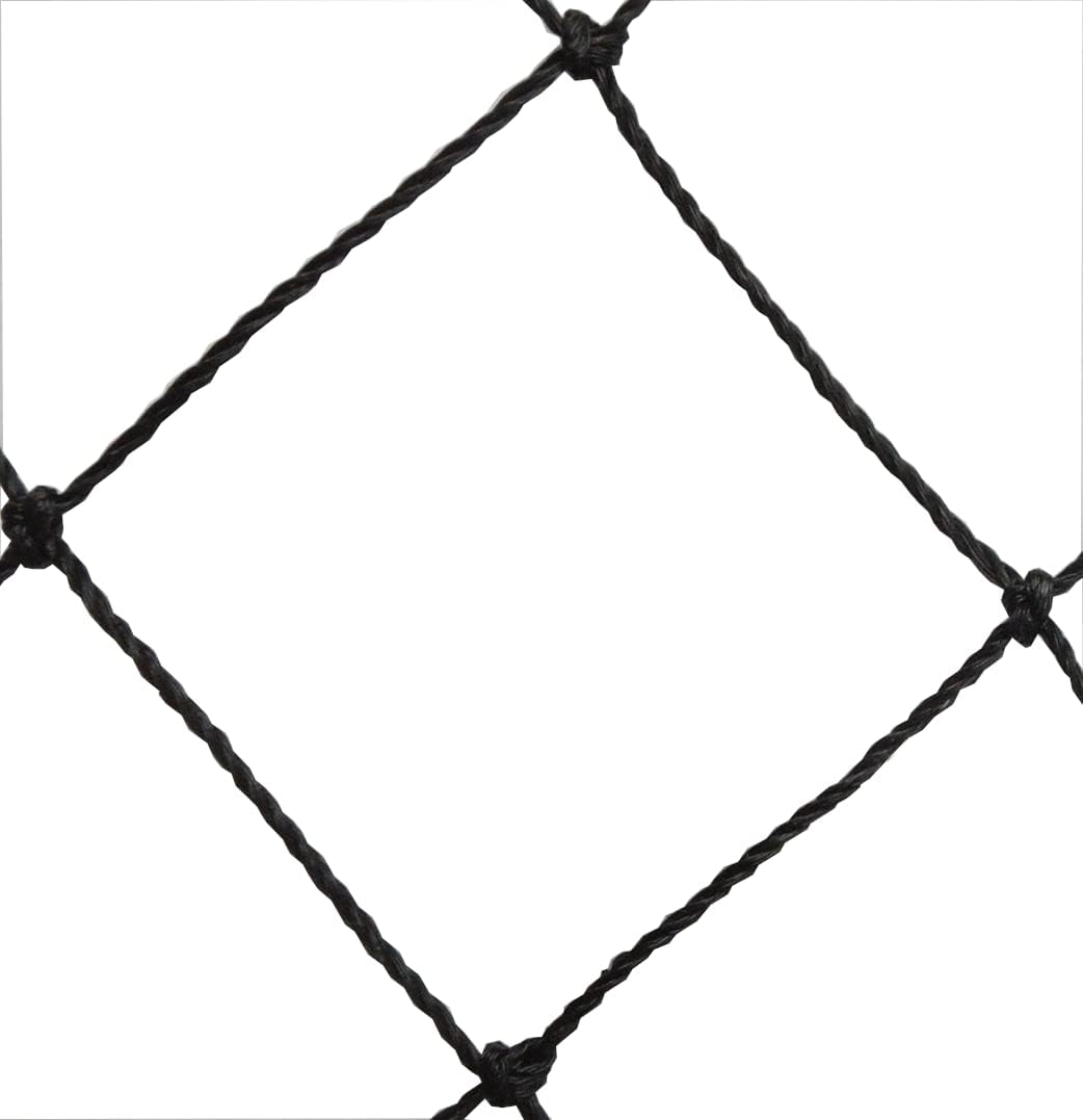 Poultry Netting 1" or 2" Mesh Heavy Knotted Nets Aviary Gamefowl Quail Chicken Bird Block Net Long Lasting Break/Burst 85/245 lb Polyethylene 8-10 Year Lifespan (50' X 150', 1)