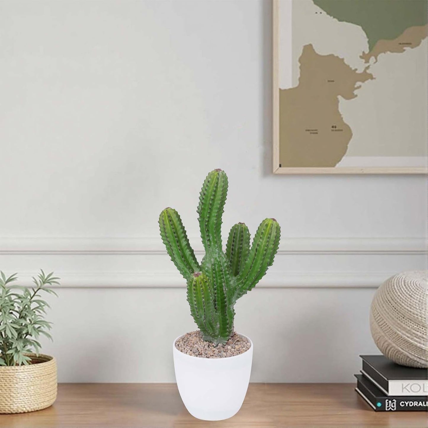 Artificial Cactus 14inch Faux Cacti Fake Succulent Plants for Indoor Outdoor Home Office Garden Decor