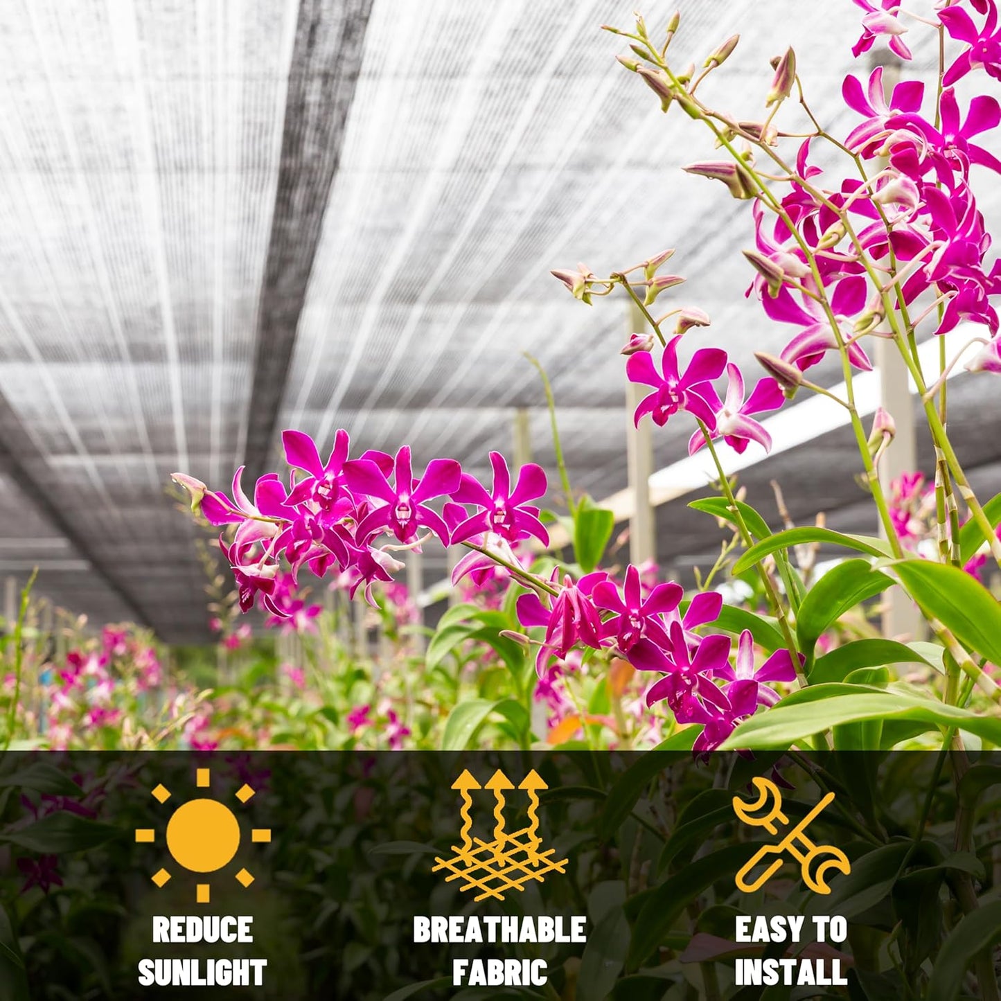 ShadeMart 50% Shade Cloth for Plant, Black 11FT x 82FT Custom Size Outdoor Shade Tarp, Shade Cover with Upgrade Grommets and Zip Ties, Netting Sunblock Net for Vegetables Flower Garden Greenhouse