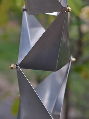 Nutshell Stores Origami Rain Chain - Stainless Steel - 16 Feet