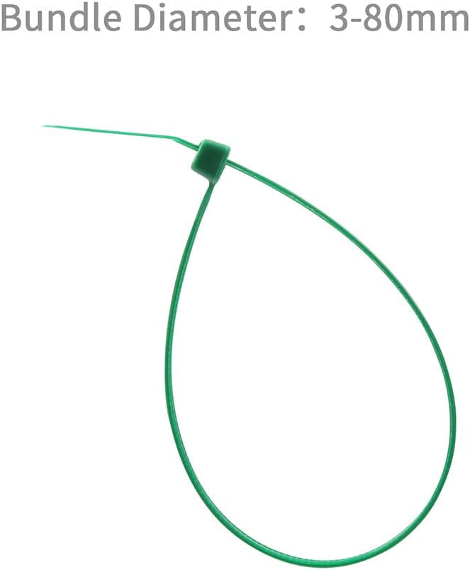 XINGO Cable Zip Ties (500 Pack), 40 Lbs Tensile Strength-Heavy Duty, Self-Locking Nylon Plastic Wire Ties in Assorted Sizes and Colors for indoor and outdoor (12 inch, Dark Green)