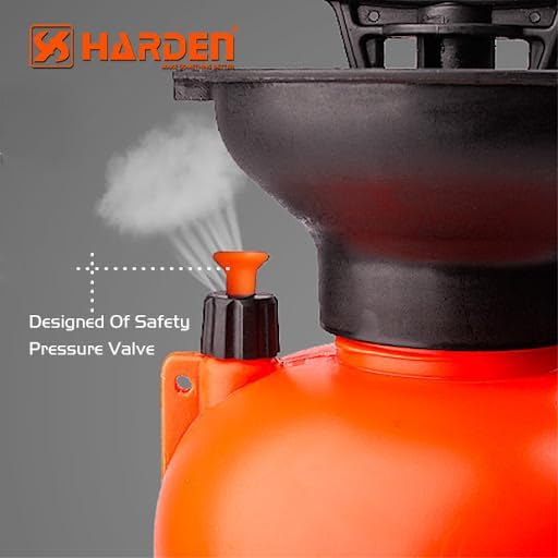 5L Heavy Duty Pressure Sprayer – Stainless Steel Rod & Brass Nozzle – Durable Garden Pump Sprayer for Lawn, Cleaning, Pesticides – Industrial Quality