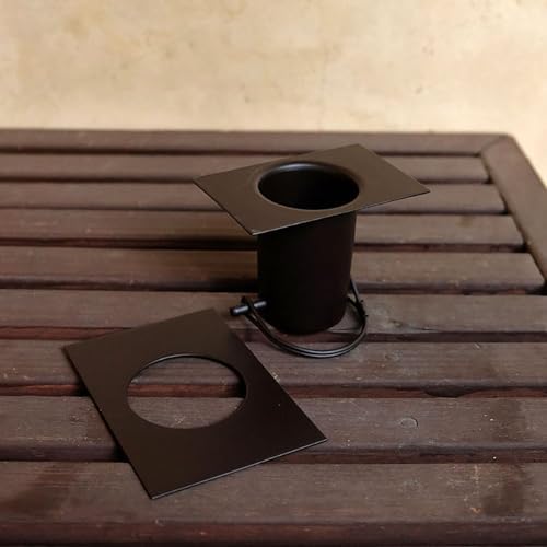 Nutshell Stores Flower Cups Rain Chain - Bronze - 19 Feet