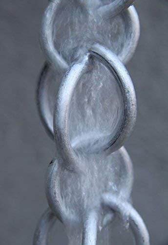 Nutshell Stores Double Loops Rain Chain - Aluminum - 20 Feet
