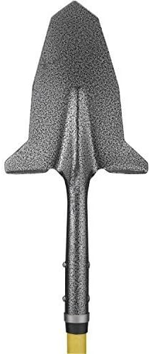 SHFD3 40" Teal Garden Spade Shovel - Gardening Shovel with a 9" x 11" Beveled Blade, Steel-Reinforced Fiberglass Long Handle & Cushioned D-Grip - Digging Spade for Planting