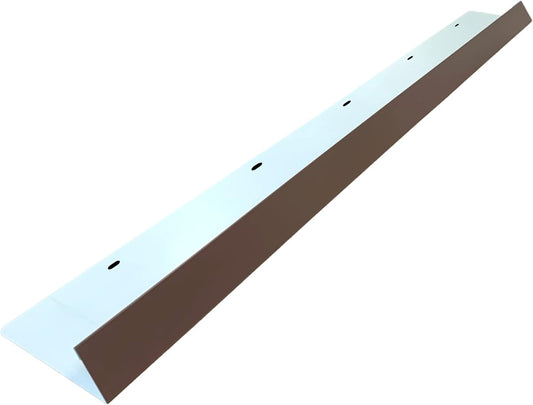 Eagle 1-26 Gauge 5 Foot Rain Diverter - Nails and Instructions Included (Mill Finish Aluminum, Copper, Galvanized, Stainless Steel & More) (3, Brown)