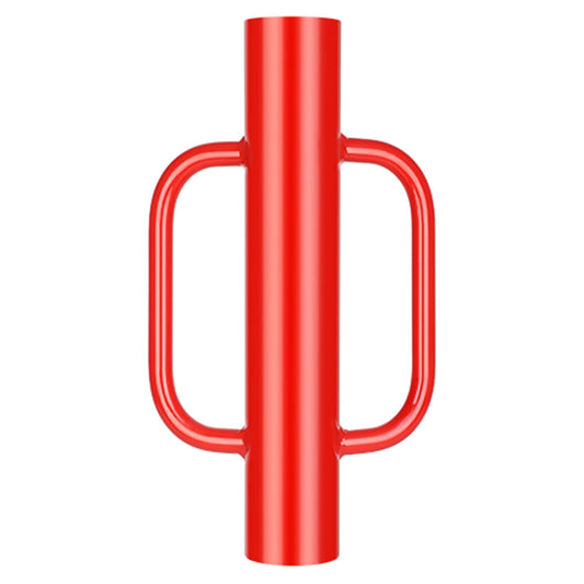 Gtongoko 12LB T Post Driver with Handles Heavy Duty Fence Post Driver Post Pounder for T-Posts，U Channel，Metal Post and Sign Post Pole Driver Tool,17 Inch Red