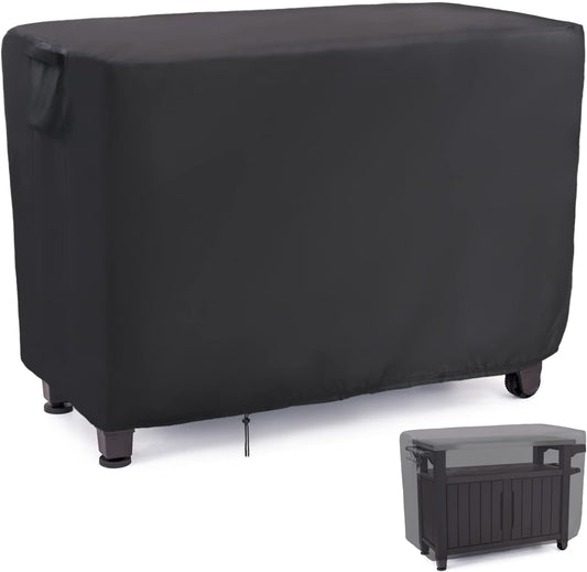 55 Inch Outdoor Furniture Cover for Keter Unity XL Portable Table, Waterproof Patio Rectangle Table Covers,Outdoor Pizza Oven Grill Cover