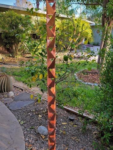 Nutshell Stores Origami Rain Chain - Copper - 17 Feet