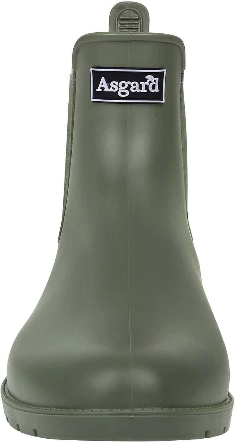 Asgard Women's Ankle Rain Boots Waterproof Chelsea Boots