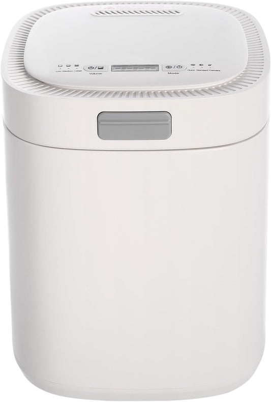 Electric Waste Kitchen Composter, 2.5L Foodcycler Eco-Friendly Electric Kitchen Compost,Three Working Modes Composting Machine for Apartment Countertop for Home (White)