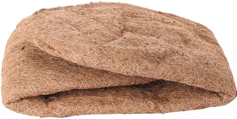 36 inch Replaceable Coco Liner for Railing Basket Horse Trough Coco Liner for Window Box, Coco Liner for Fence Flower Baskets 100% Natural Coir Liners for Basket (36 in / 2Pcs)