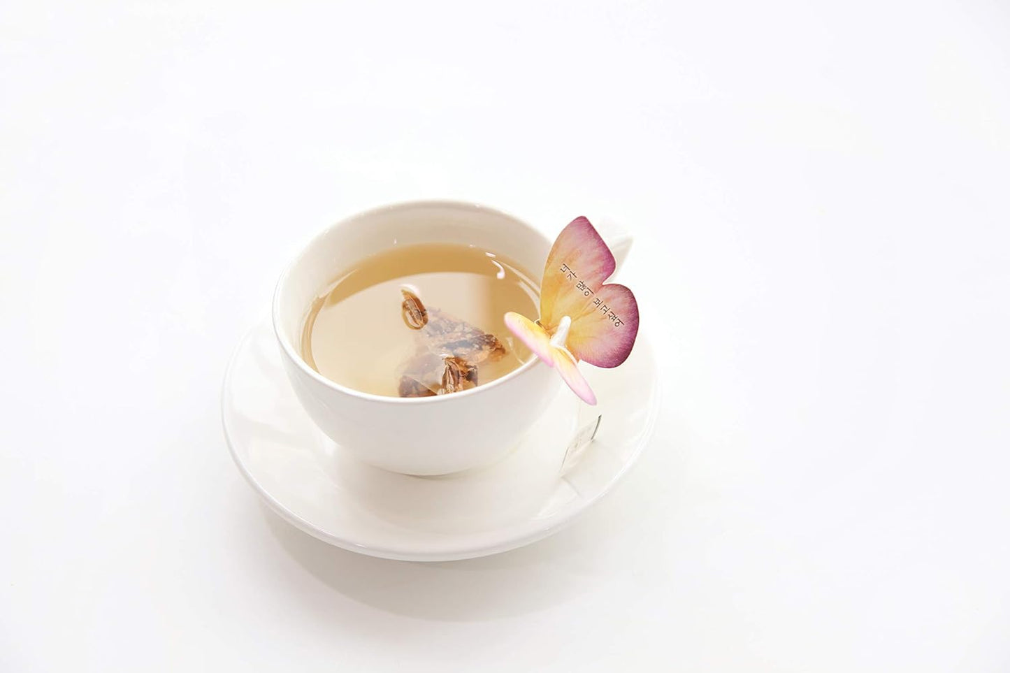 KKOKDAM Gourmet Butterfly Tea Bags Gift Set Sampler – Fancy Tea Variety Pack Set, Korean Drinks, Unique Gifts -Perfect as Women Tea Gift Set - 6 Count