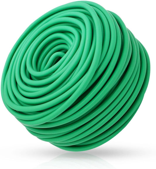 Garden Flexible Wire Tie, TPR Soft Twist Plant Ties Support Plant Vines for Supporting and Fixing Garden Planting Branches Vines & Stems ,Organize Data Wire and Office Organization (100ft, 0.2in)