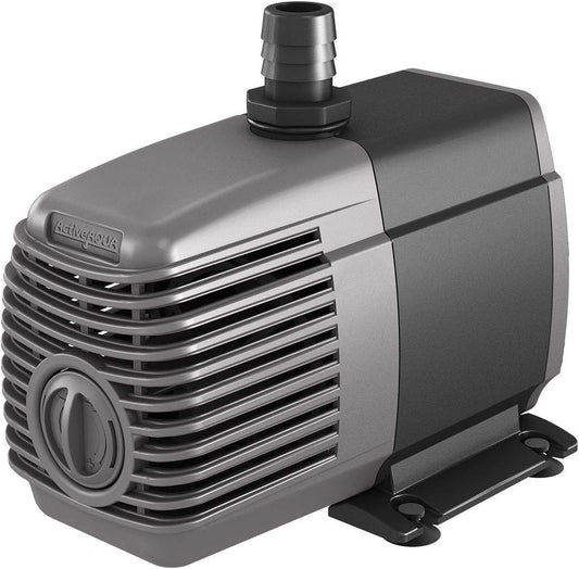 Hydrofarm AAPW550 33-Watt 550 GPH Indoor/Outdoor Hydroponic Aquarium Pond 6ft Power Cord for 55 Gallon Reservoirs Submersible Water Pump, 550-GPH, 8.4 x 3.4 x 6.4 inches, Black