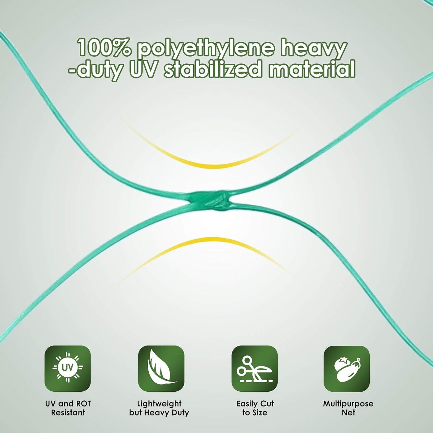 13X65Ft Bird Netting for Garden Protect Vegetable Plants and Fruit Trees,Plastic Trellis Netting for Birds, Deer,Squirrels and Other Animals
