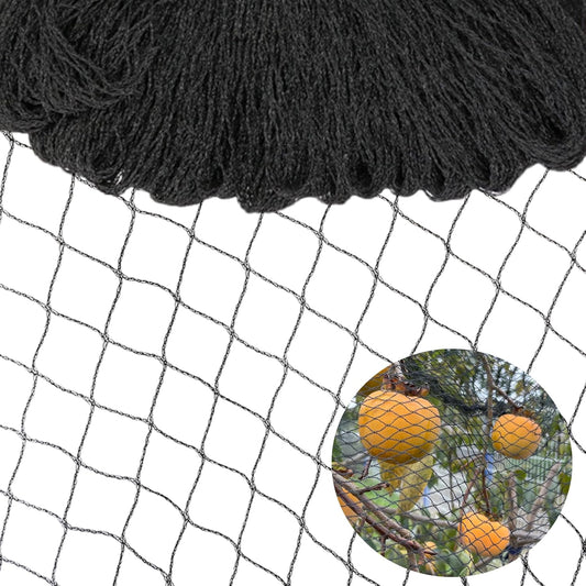 15x40ft Bird Netting for Garden Woven Mesh Garden Netting for Plants, Vegetable, Fruit Trees, Blueberry Bushes, Strawberries Against Birds, Deer, Squirrels and Other Animals