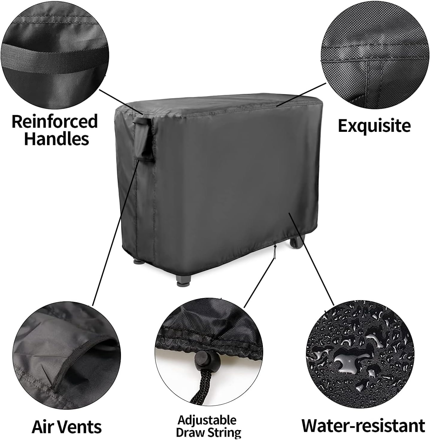 Outdoor Prep Table Cover for Expert Grill Outdoor Food Prep Cart, 46inch BBQ Grill Cart Cover Waterproof Buffet Grill Table Bar Tool Carts Covers 46" L x 25" W x 40" H