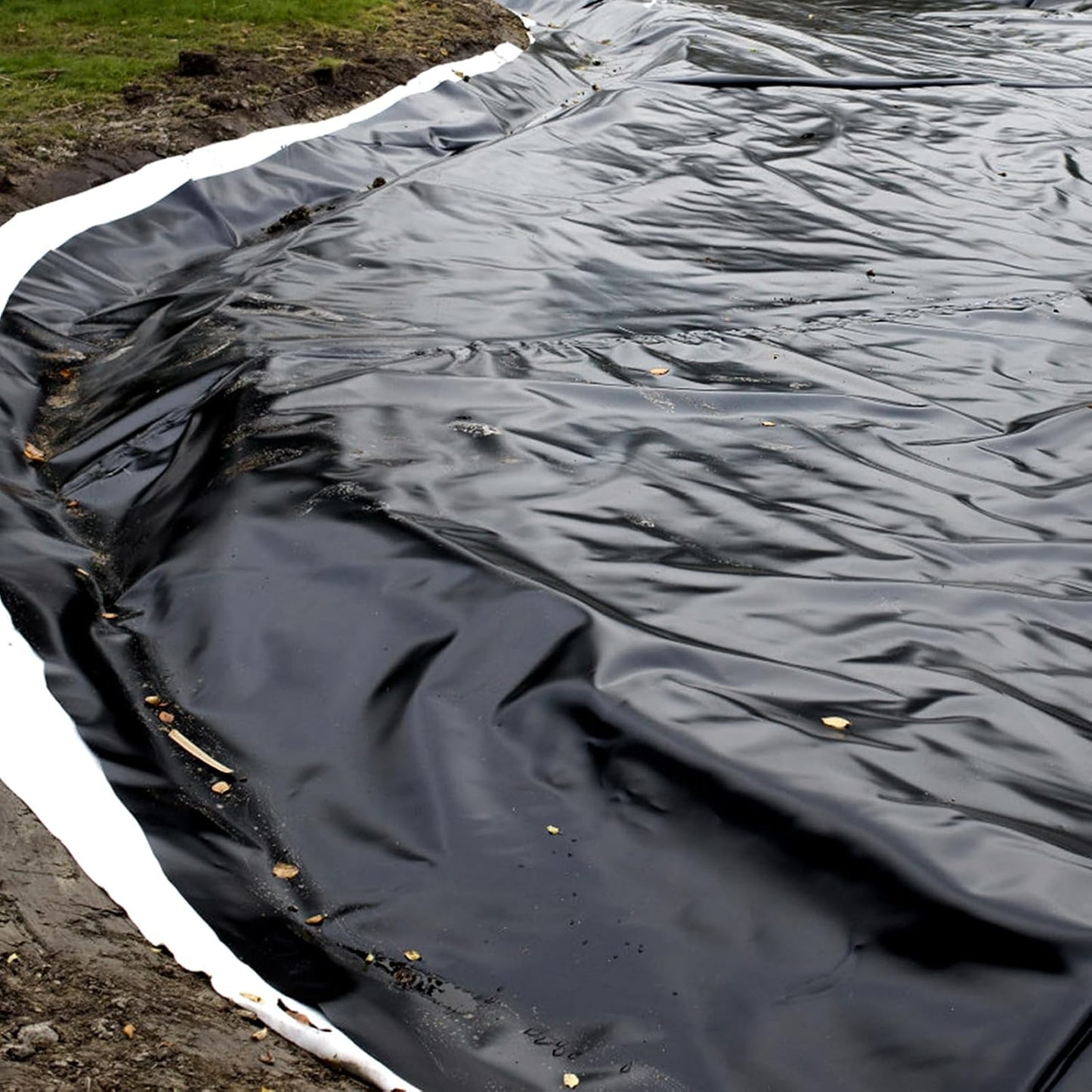 yarlung 2 Pack 4x7 Feet Pond Liner, 20 Mil Small Pond HDPE Mat Black KOI Pond Liner for Fish Ponds, Waterfall, Garden Fountains