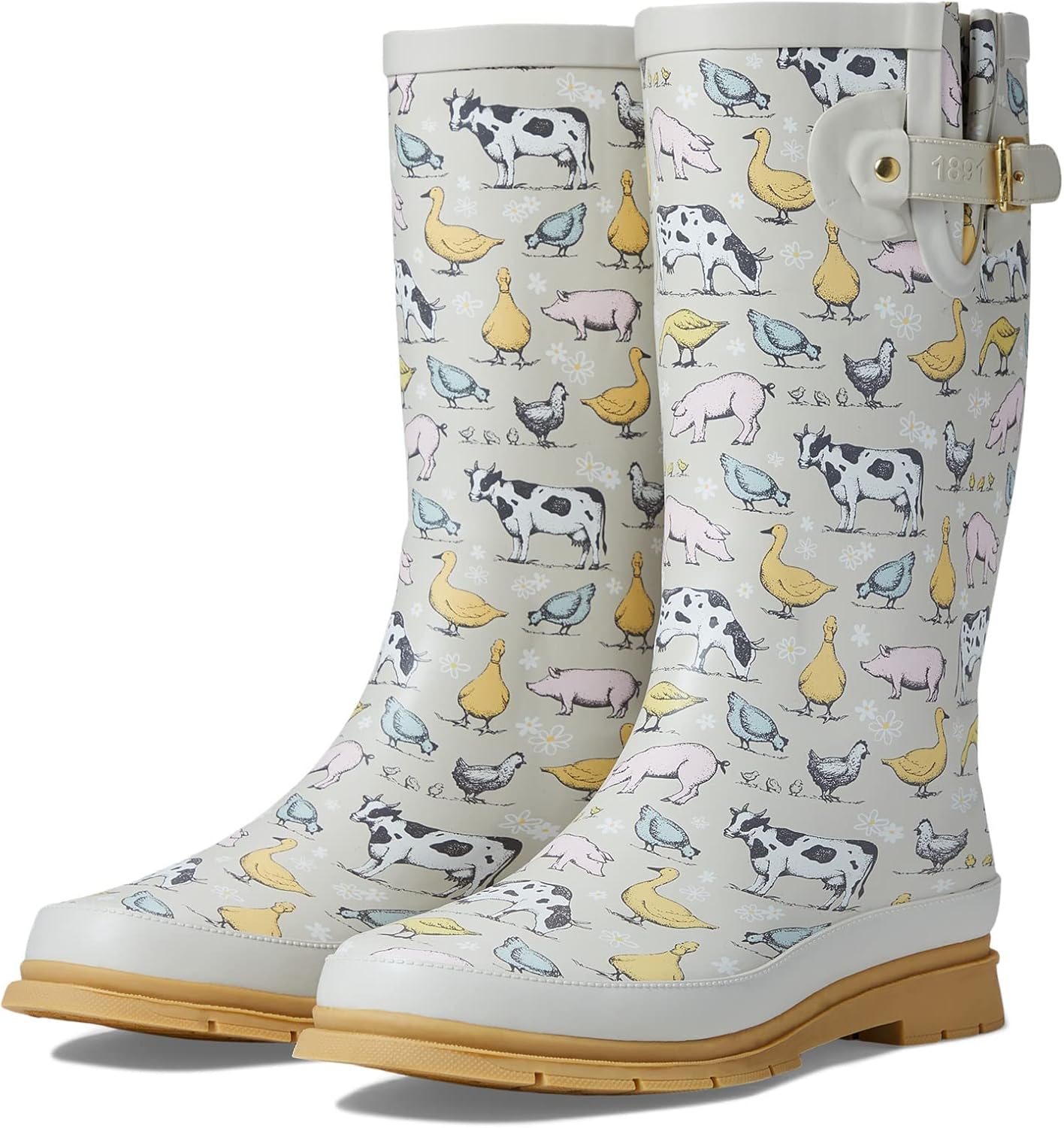 Western Chief Women's Tall Waterproof Rain Boot Outdoor Garden Shoes