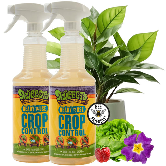 Trifecta Crop Control Insecticidal Soap for Plants | All Natural Fungicide for Plants | Spider Mite Killer Indoor Plants, Food Safe Pesticide, Herbicide, Spider Mites Spray for Plants (32oz - 2 Pack)