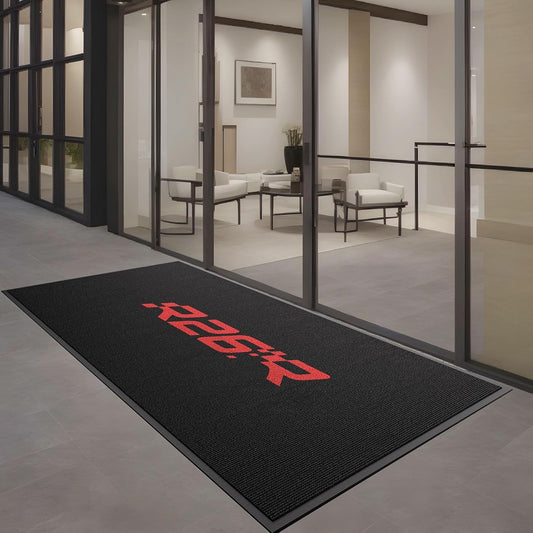 Custom Doormat Floor Mat Entryway Area Rug Welcome Carpet for Business Home Indoor/Outdoor Non Slip Washable Durable