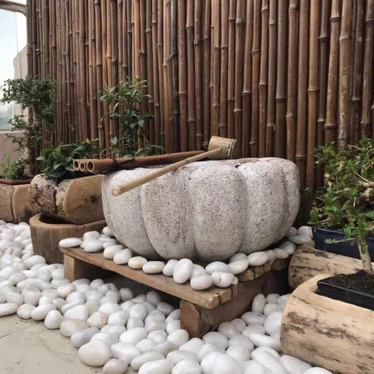 10 lbs Large River Rocks for Landscaping, 2-3 inch Polished White Pebbles for Plants, Decorative White Stones for Planters Vase Aquarium and Outdoor Garden Rocks