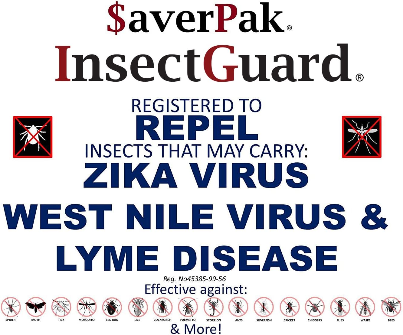 InsectGuard Permethrin Mosquitoes, Ticks and Flies Repellent & Insecticide Spray Gallon (128.00oz) 2 Pack