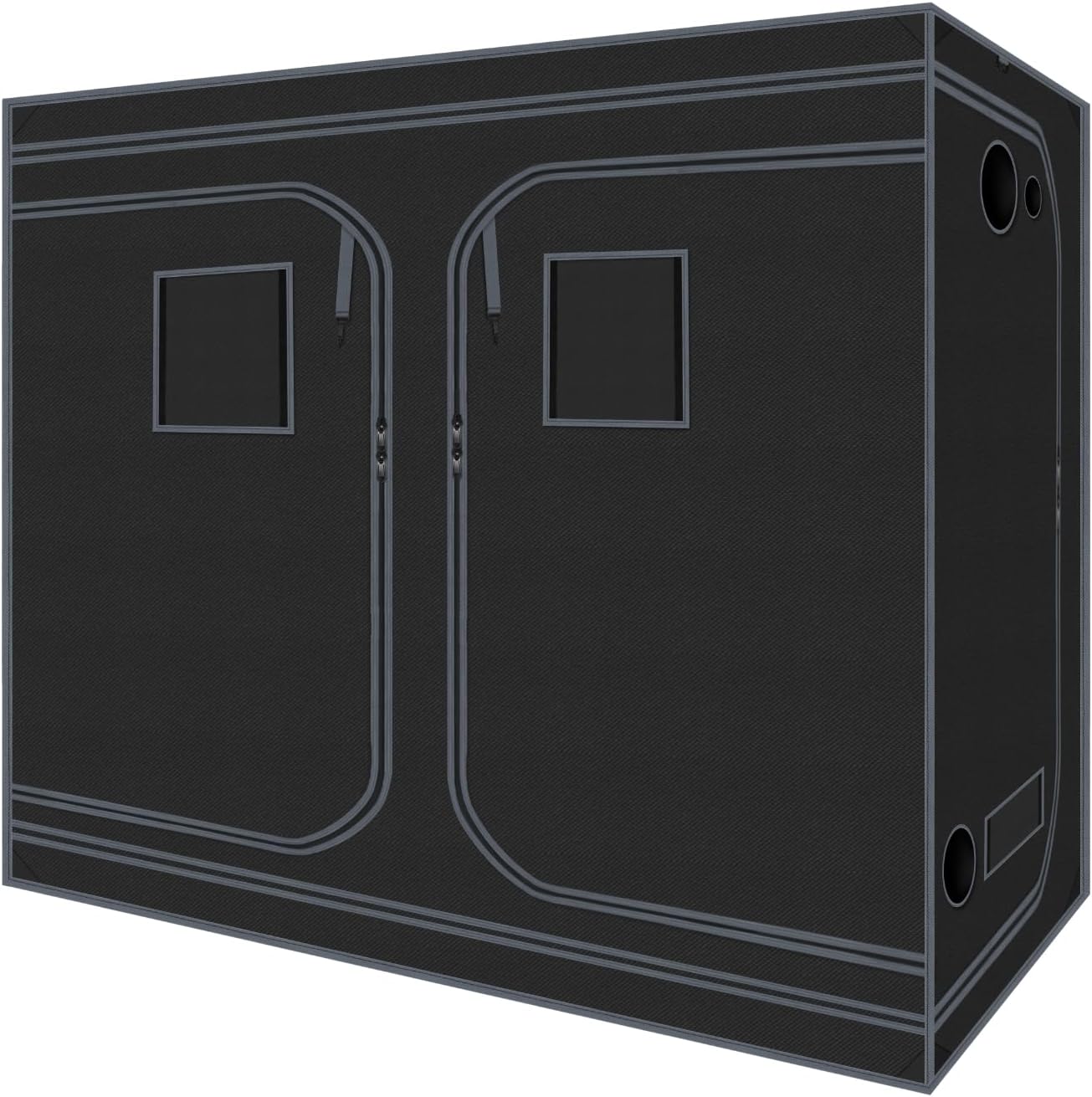 Grow Tents 96"x48"x78" High Reflective Grow Tent Indoor Grow Room for Planting Fruit Flower Veg with Removable Water-Proof Floor Tray 8x4