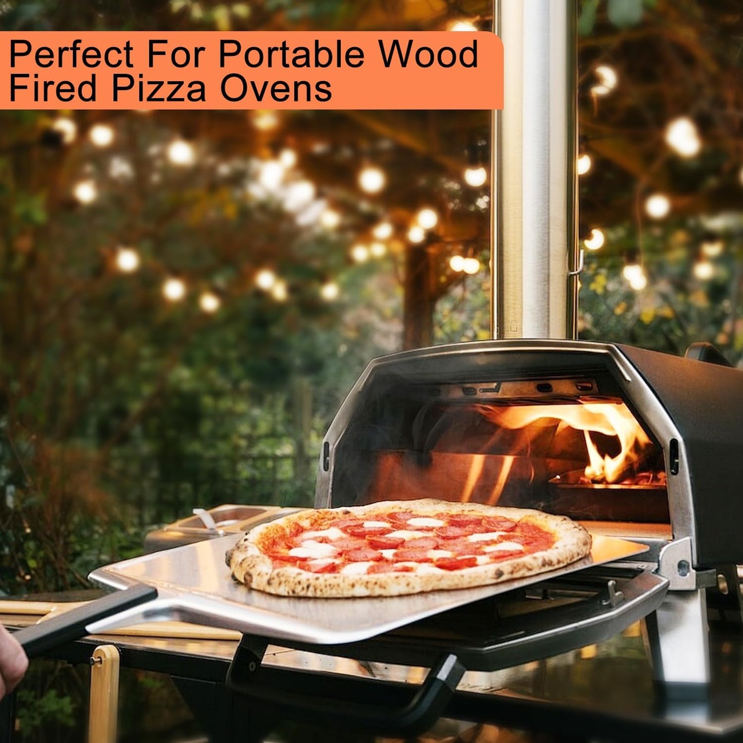 Kiln-Dried Oak Wood for Pizza Ovens, 8-Inch Barkless Logs, Ideal for Ooni, Gozney, Solo Stove, and Other Wood-Fired Pizza Ovens- Approx. 15lbs