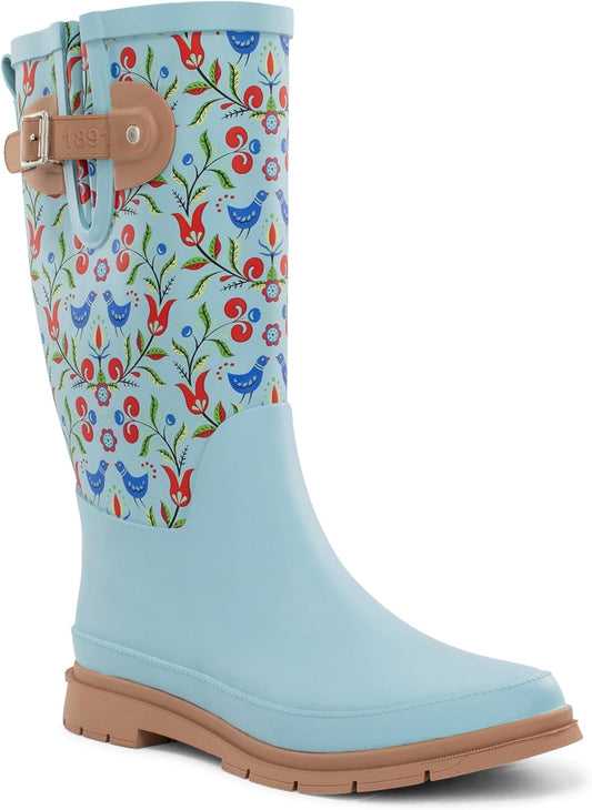 Western Chief Women's Tall Waterproof Rain Boot Outdoor Garden Shoes