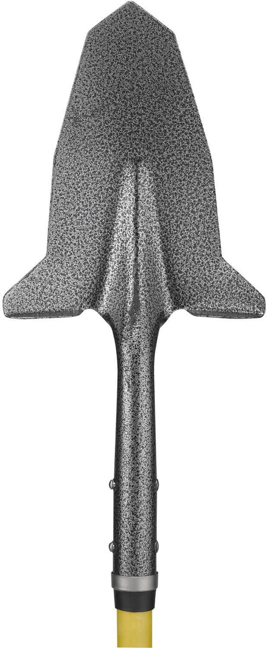 SHLF2 58" Garden Spade Shovel - Digging Shovel with a 9" x 11" Beveled Blade, Steel-Reinforced Fiberglass Long Handle & 2 Cushioned Grips - Digging Spade for Gardening