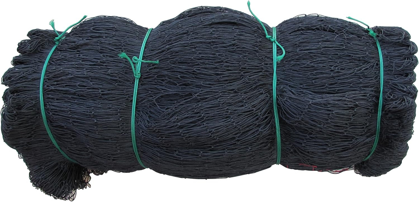 Poultry Netting 1" or 2" Mesh Heavy Knotted Nets Aviary Gamefowl Quail Chicken Bird Block Net Long Lasting Break/Burst 85/245 lb Polyethylene 8-10 Year Lifespan (25' X 50', 2)
