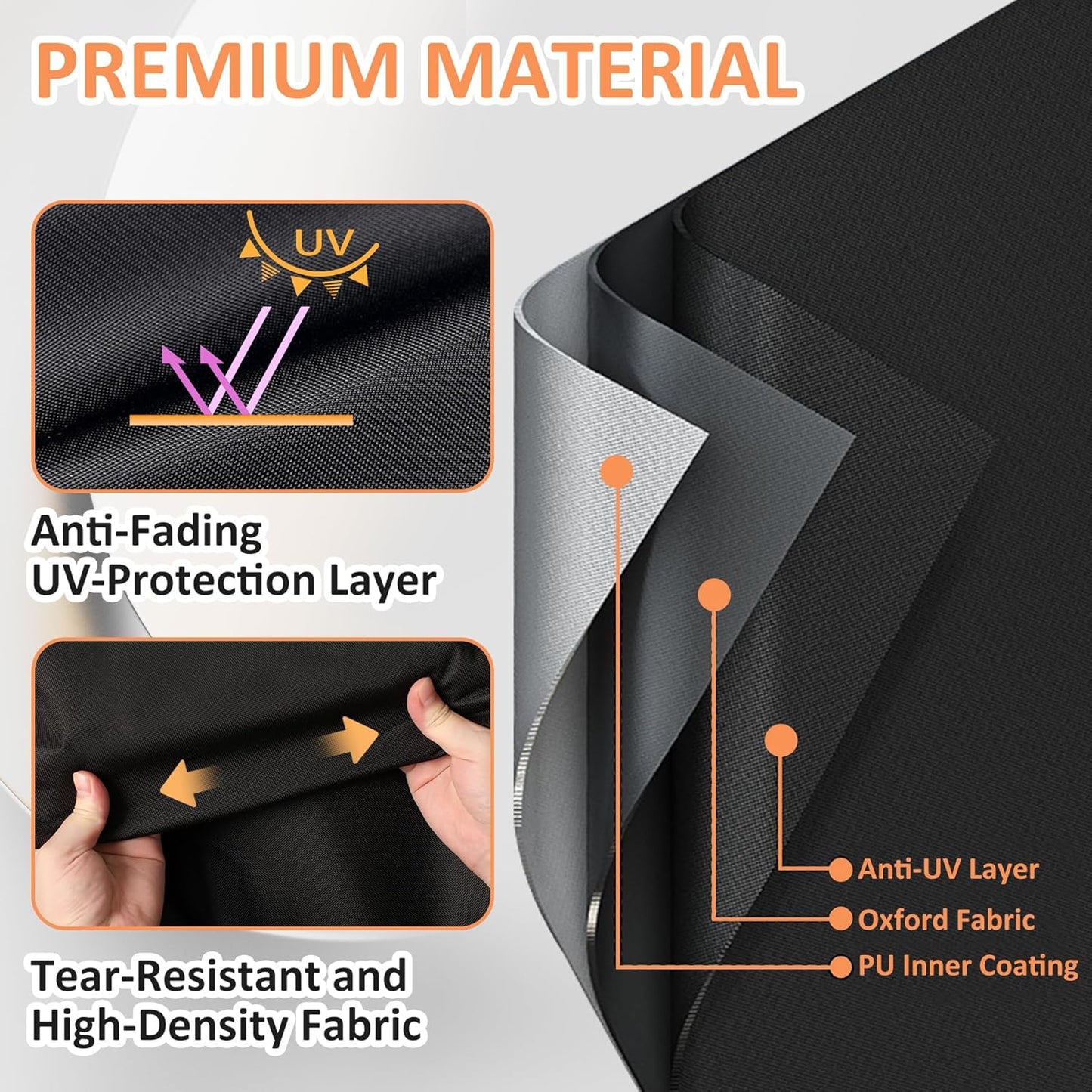 Pizza Oven Cover for Blackstone 22" Portable Pizza Oven 6964 6962 6961 6960 6963, Waterproof 5559 Blackstone Pizza Oven Conversion Kit Cover, Heavy Duty Cover for Pizza Oven