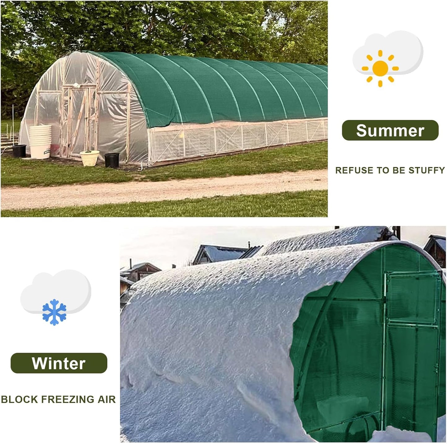 LOVE STORY 6x8FT 55% Green Shade Cloth Sun Shade Net with Grommets Sunblock Net Mesh Tarp for Garden,Plants Cover,Greenhouse and Patio