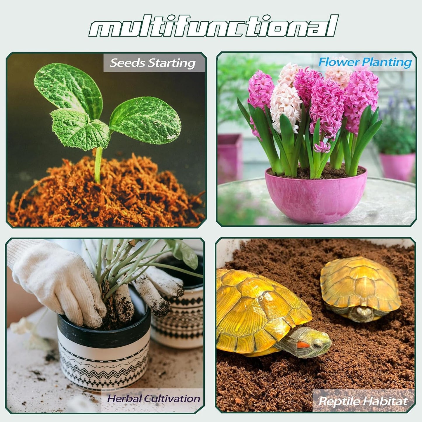 56 Pcs 30mm Compressed Coconut Coir Potting Soil,Coco Coir Pellets for Plants,Coco Fiber Pellets for Planting, Garden, Bonsai, Vegetables & Flower