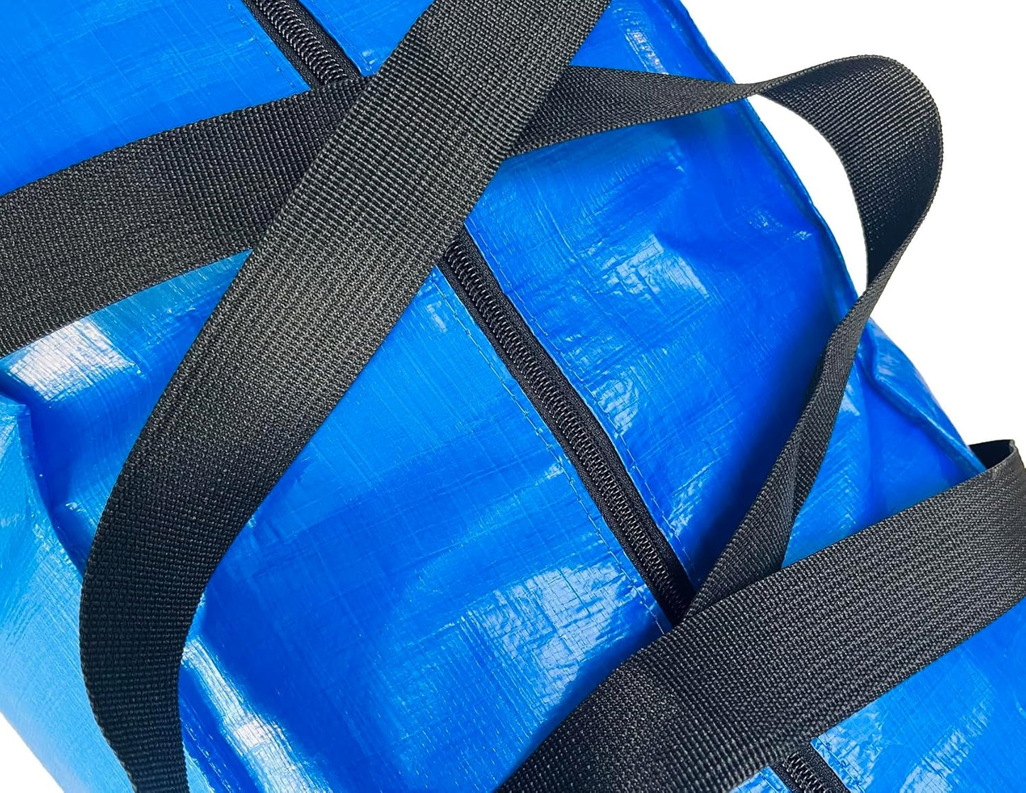 155 Gallon Extra Large Storage Bags, Jumbo Storage Bags, Foldable Big Turquoise Waterproof Storage Bag, 60x30x20inch - 1PACK