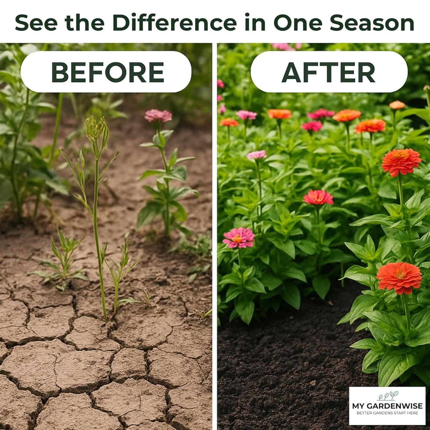 Gypsum for Soil - Calcium for Plants - Gypsum Fertilizer for Gardening, Lawn & Vegetables - Calcium for Garden (4 qts. - 8 lbs.)