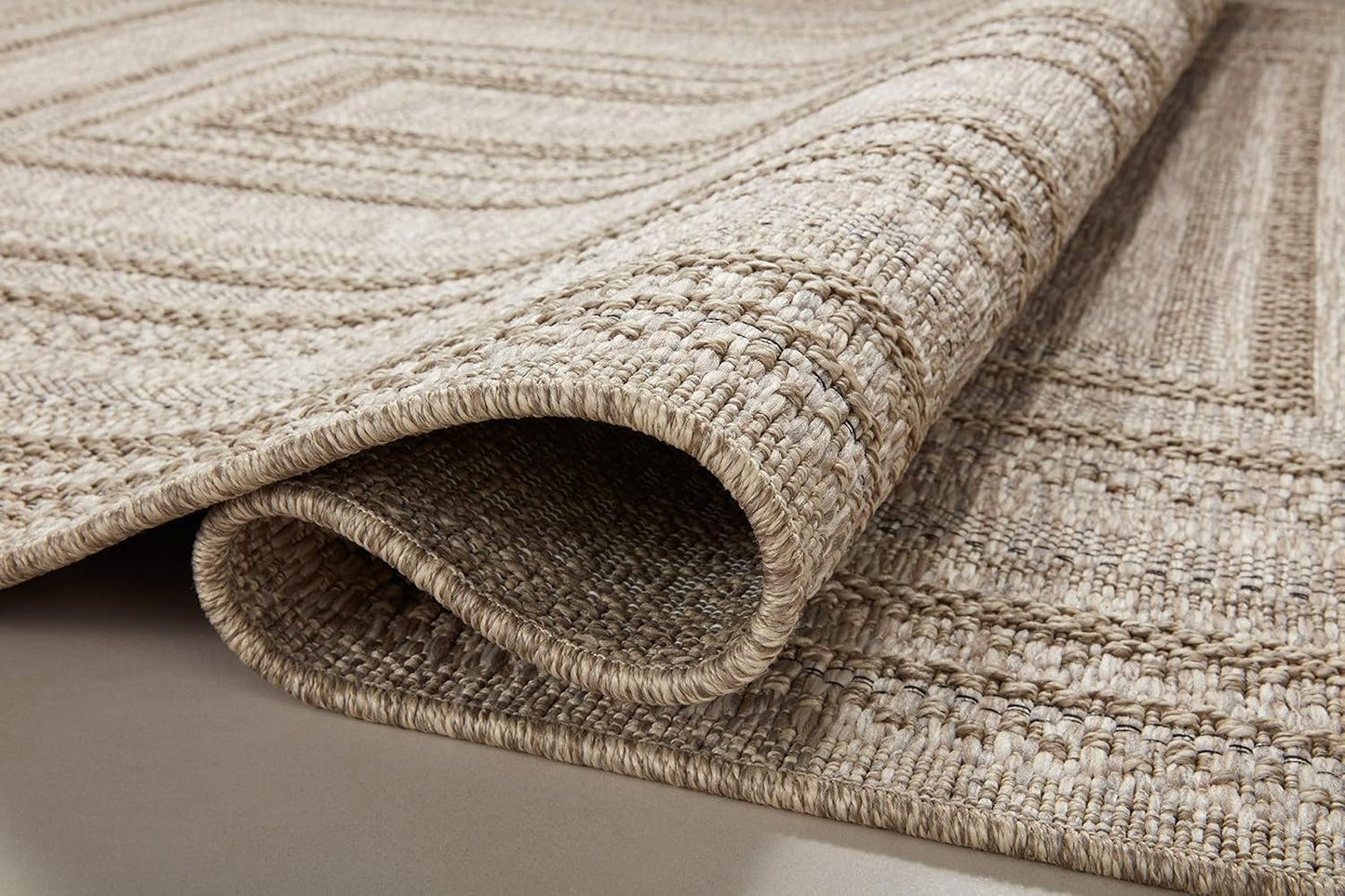 Loloi Dawn Collection Indoor/Outdoor DAW-01 Natural 2'-3" x 3'-9" Accent Rug