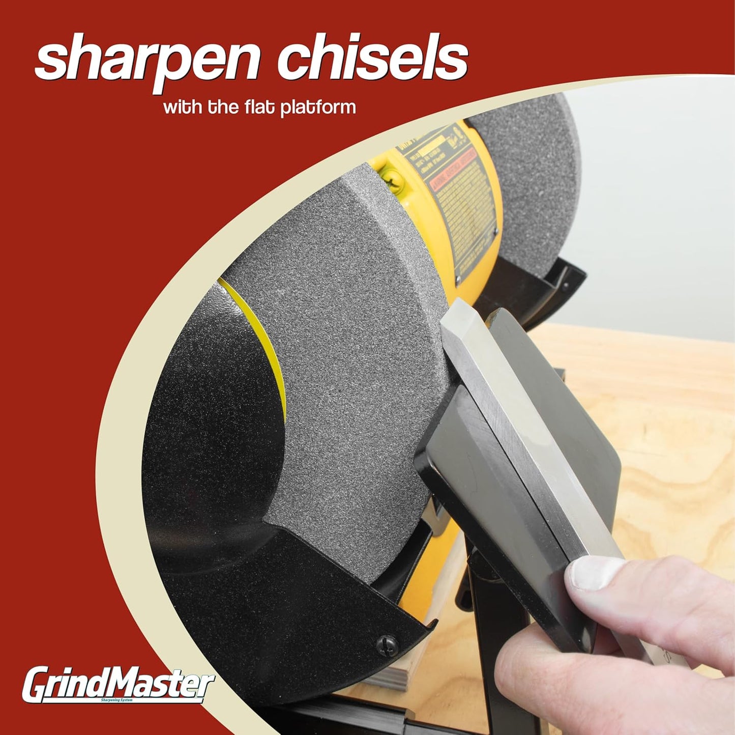 GrindMaster Lathe Tool Sharpening Jig with Quad Setup, Multi-Grind Jig and Two Setup Blocks (for 8" Grinders)