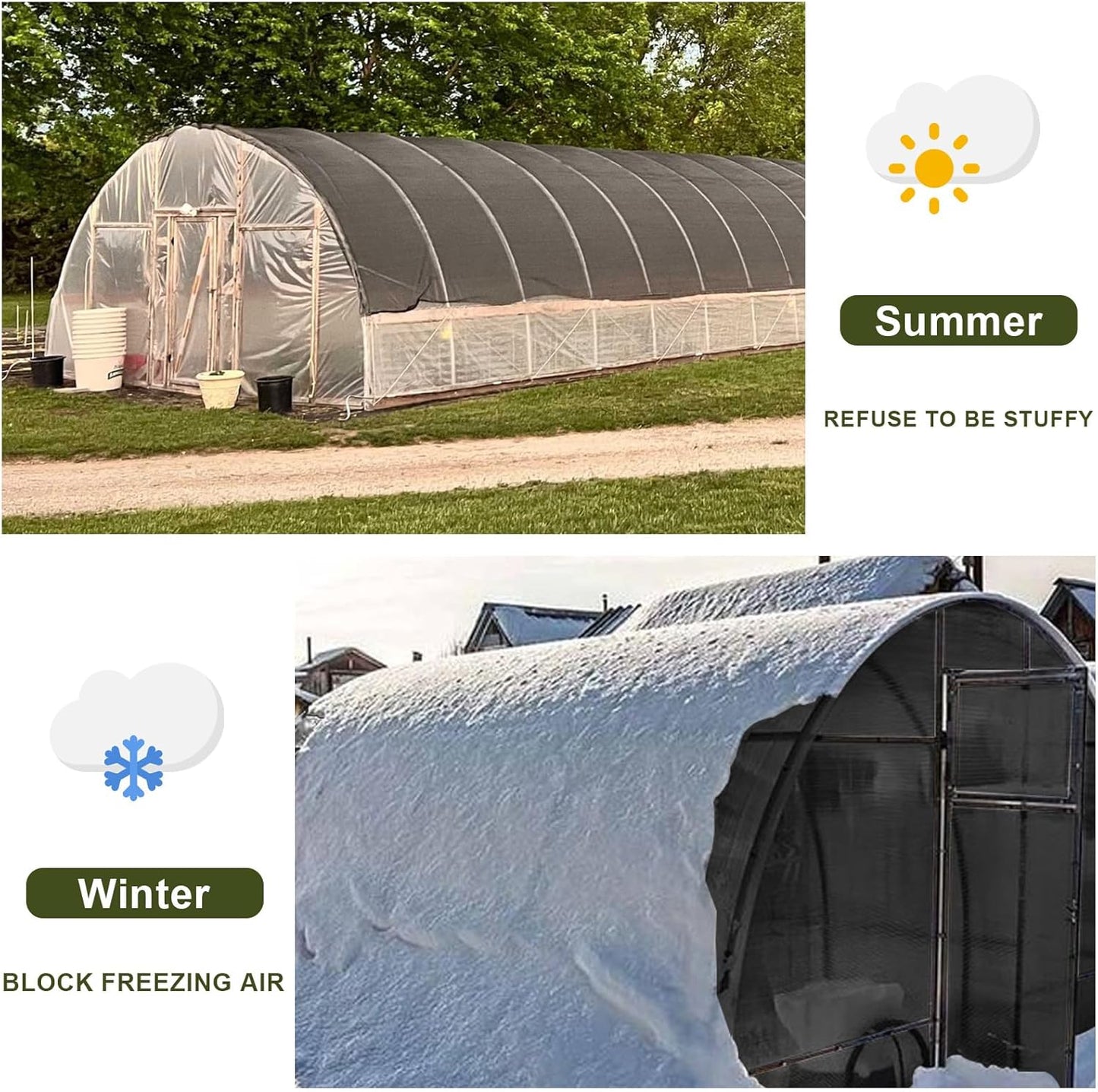 LOVE STORY 8x20FT 70% Black Shade Cloth Sun Shade Net with Grommets Sunblock Net Mesh Tarp for Garden,Plants Cover,Greenhouse and Patio