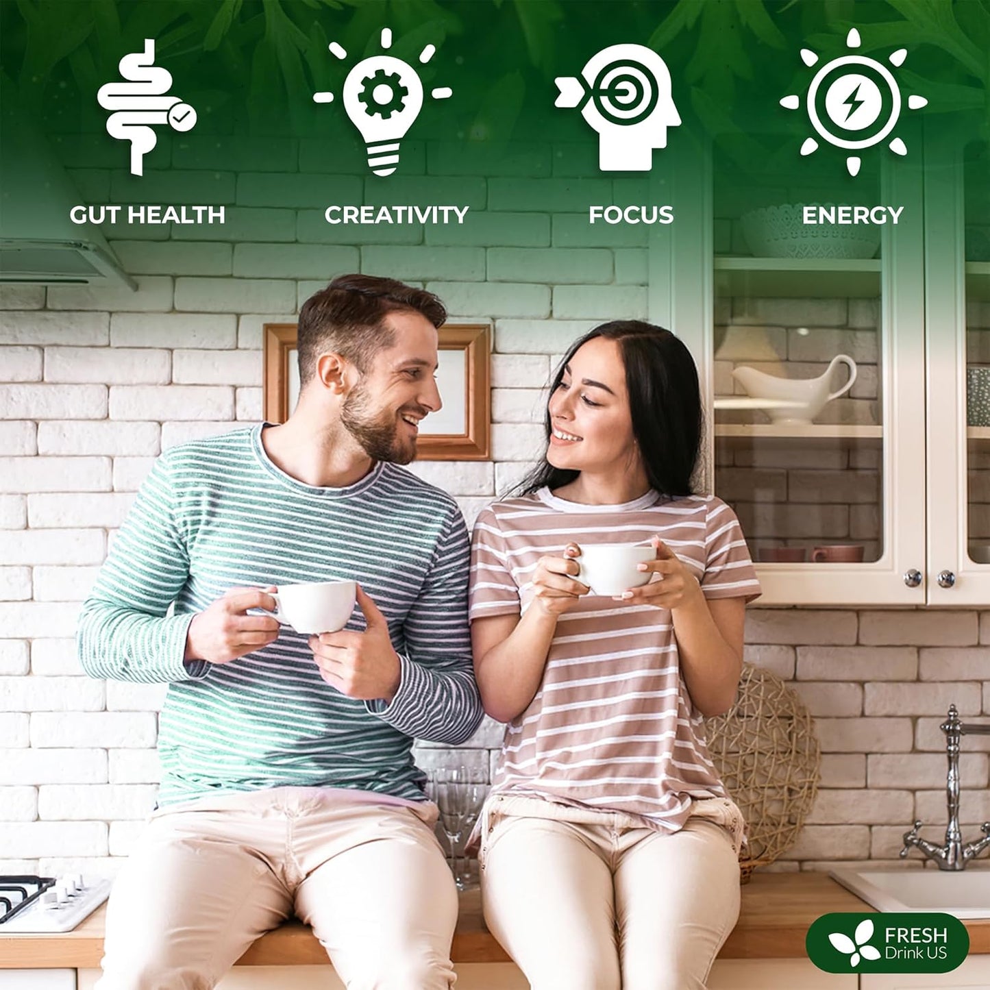 FreshDrinkUS, Premium Wormwood Tea - 75 Tea Bags - Handcrafted Herbal Blend, Caffeine-Free – Smooth Taste & Naturally Refreshing.