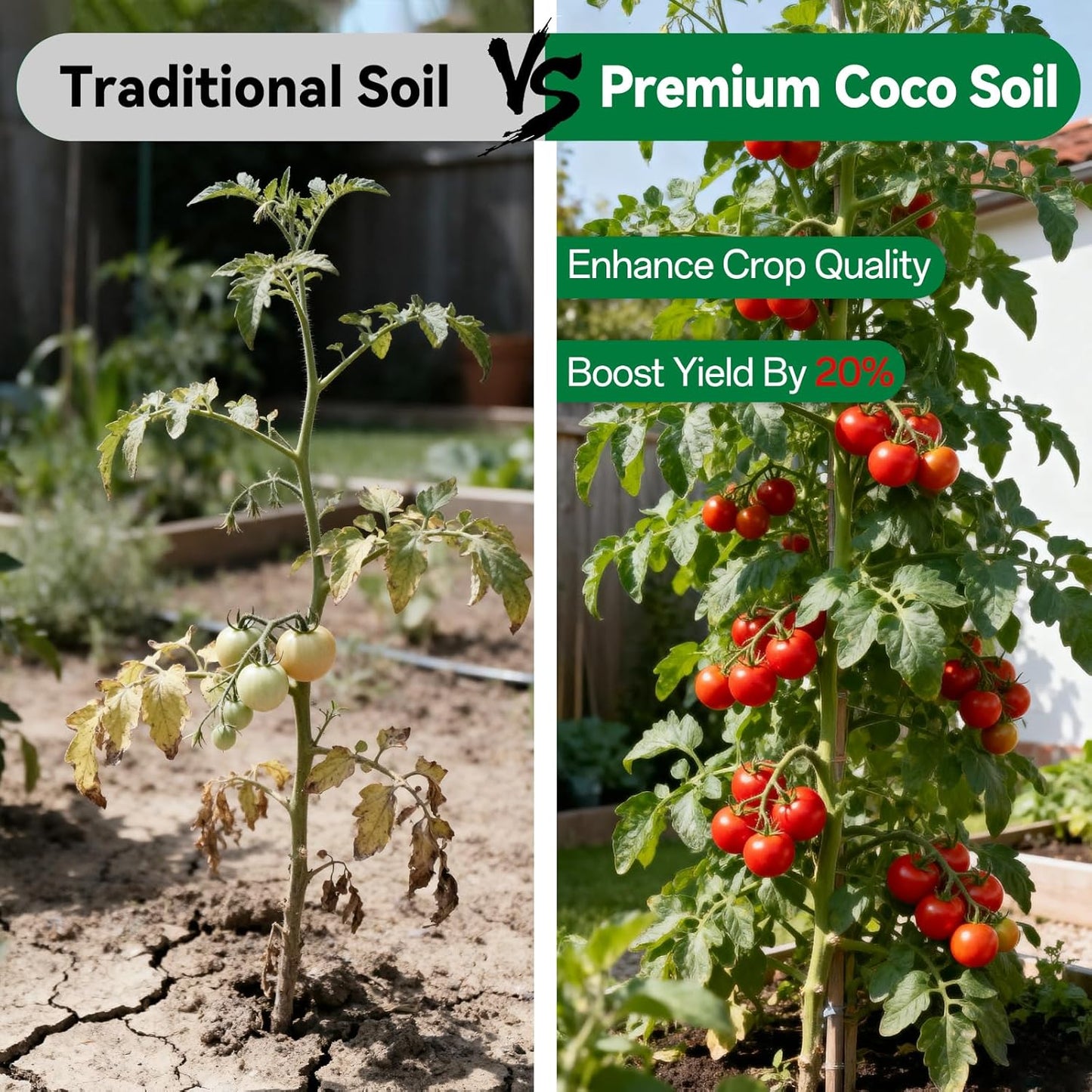 ZeeDix 2 Pcs Coco Coir Brick for Plants- 100% Organic Coconut Coir for Garden Soil & Potting Mix, Low EC and pH Balance, Compressed Coconut Husk Fiber for Seed Starter Soil for Indoor Outdoor Plants