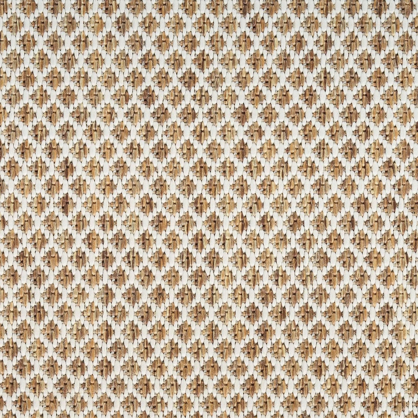 Nourison Home Courtyard Jute Ivory 2' x 6' Area Rug - Easy Clean, Non Shedding, Bed Room, Living Room, Dining Room, Kitchen (6' Runner)