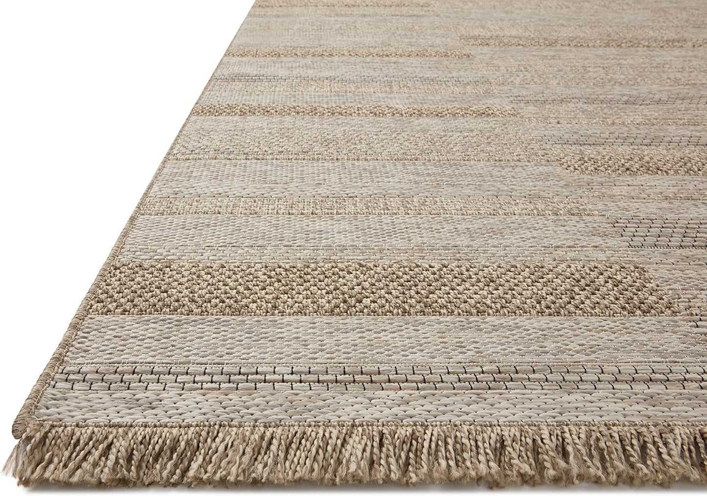 Loloi Dawn Collection Indoor/Outdoor DAW-03 Brown 5'-1" x 7'-7" Area Rug