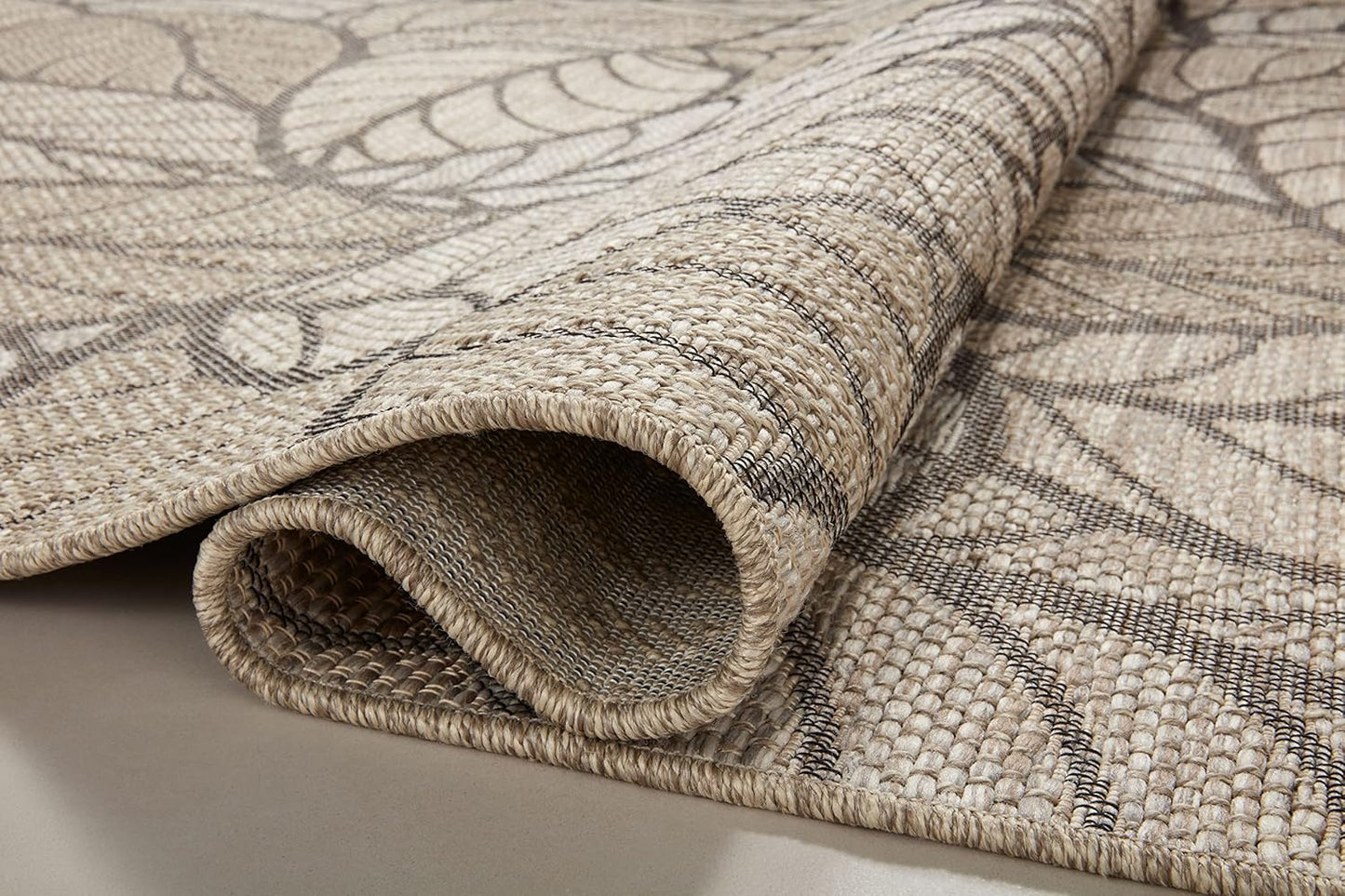 Loloi Dawn Collection Indoor/Outdoor DAW-05 Taupe 8'-10" x 12'-2" Area Rug