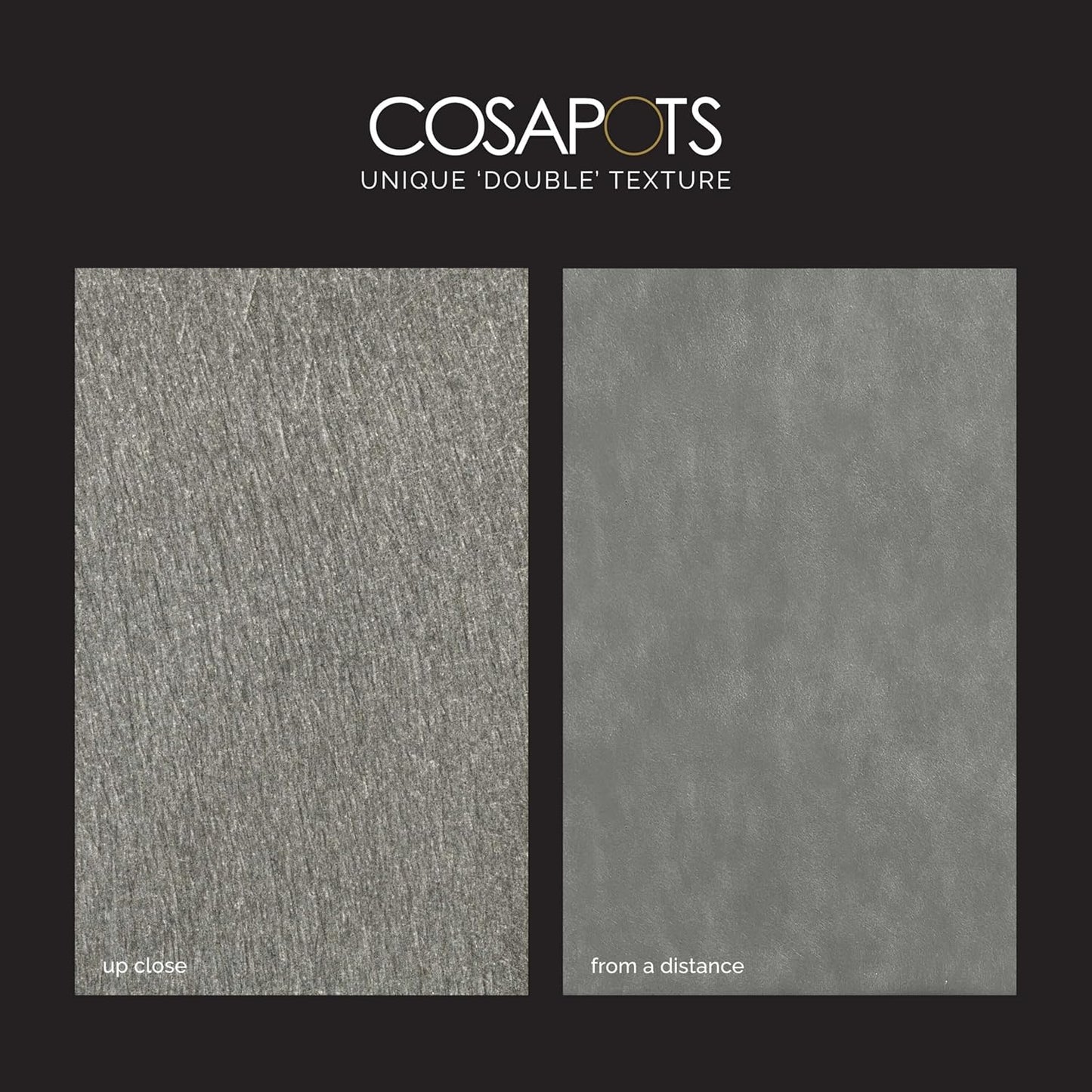 Mondo High Tall Planter – Sand Stone Finish – Fiberglass Indoor/Outdoor and Weather-Resistant Round Planter (25.6" D x 35.6" H Exterior, 20.3" D x 35.4" H Interior)