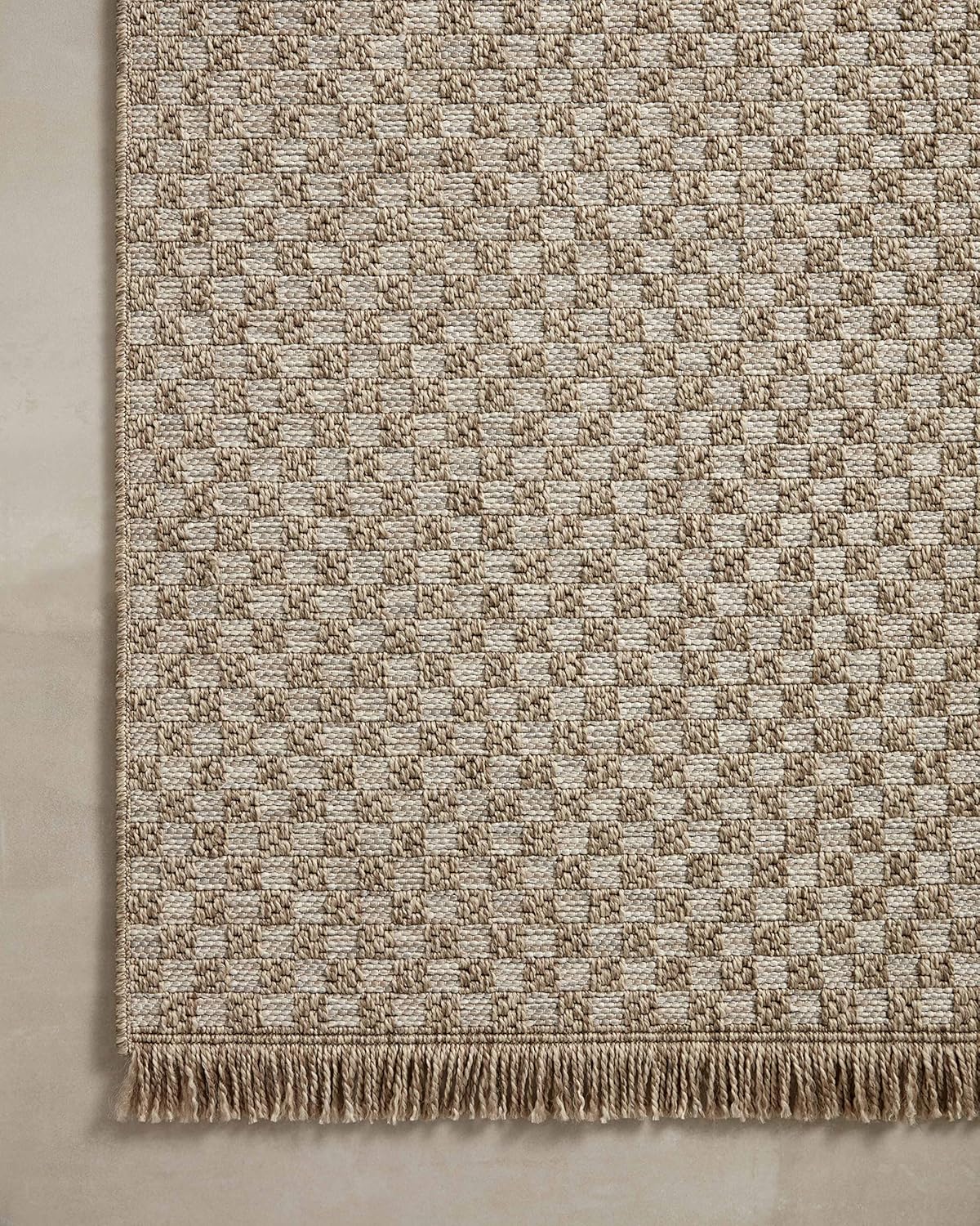 Loloi Dawn Collection Indoor/Outdoor DAW-02 Tan 2'-3" x 7'-7" Runner Rug